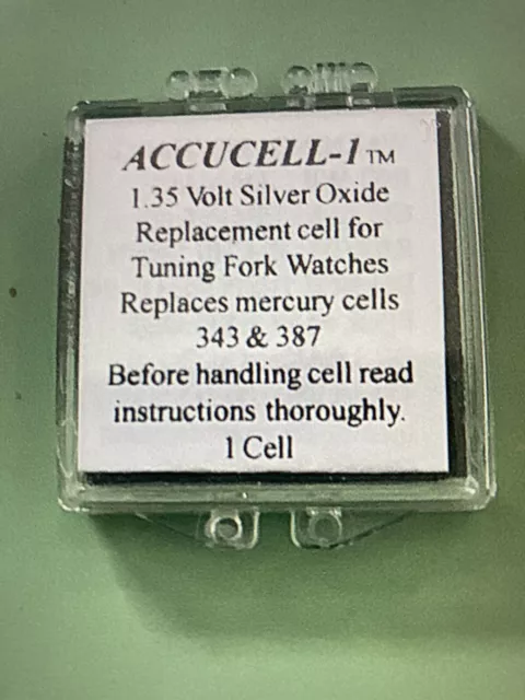 BULOVA 214 ACCUTRON Accucell 1 Battery 1.35V Replaces 343 387 25.00 PicClick UK