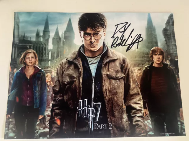 Daniel Radcliffe Hand Signed Photo - Harry Potter - Actor Memorabilia Autograph