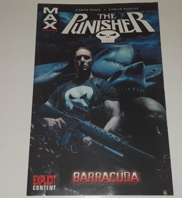 PUNISHER BARRACUDA Graphic Novel By Garth Ennis Marvel Max 2006 1st Edition RARE