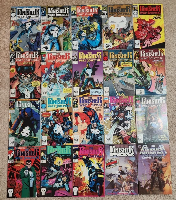 40 Comics Lot: The Punisher #1-61 War Journal #1 - 30 War Zone # 1 - 11 NOT RUN 2