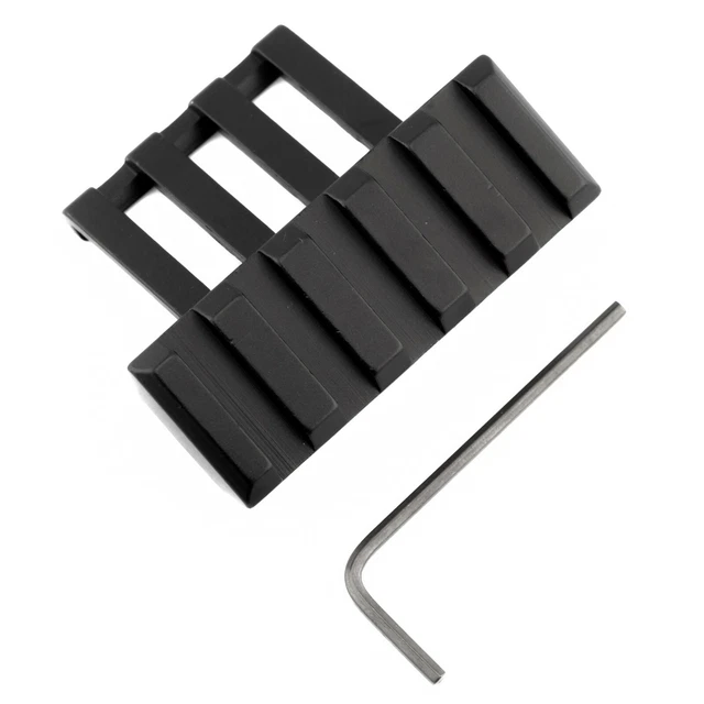 Rail Picatinny M-Lok 9 Slots - Alliage Aluminium Pour Carabines Et Fusils - Accessoire Tir Et Chasse