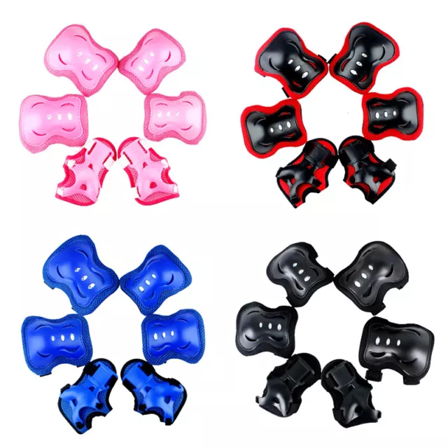 6PCS Children Elbow Wrist and Knee Pads For Kids Skate Cycling Bike Safety UK