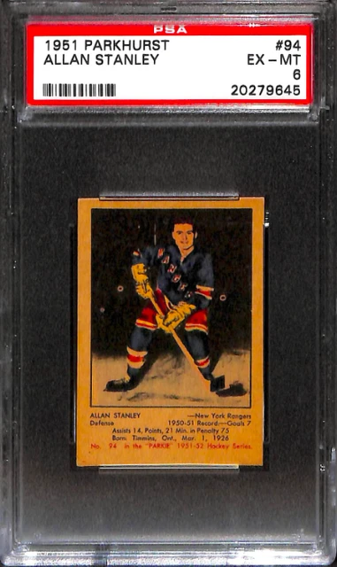 1951 Parkhurst #94 Allan Stanley Psa 6 20279645