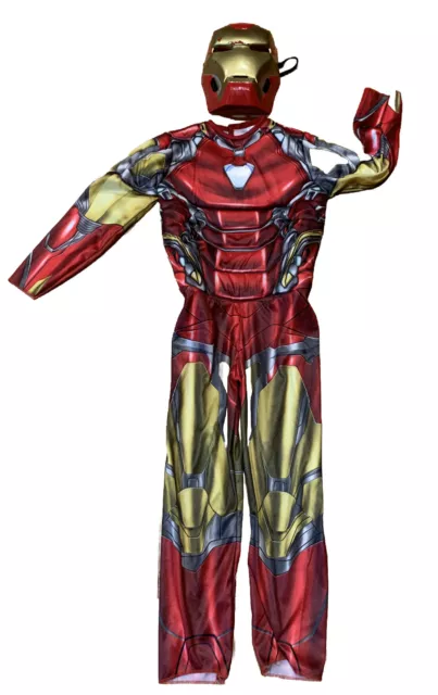 Iron Man Muscle  Halloween Costume Boys Child S(4-6) Marvel Avengers