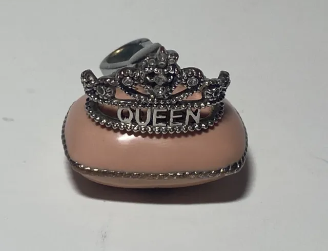 Y2K Juicy Couture Retired Queen Tiara Pave Crown Pillow Charm