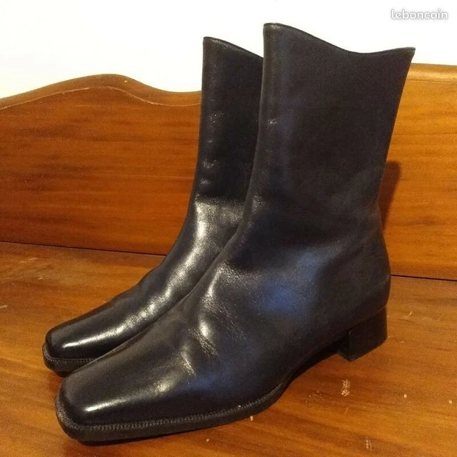 URGENT Bottines cuir fourrées NEUVES