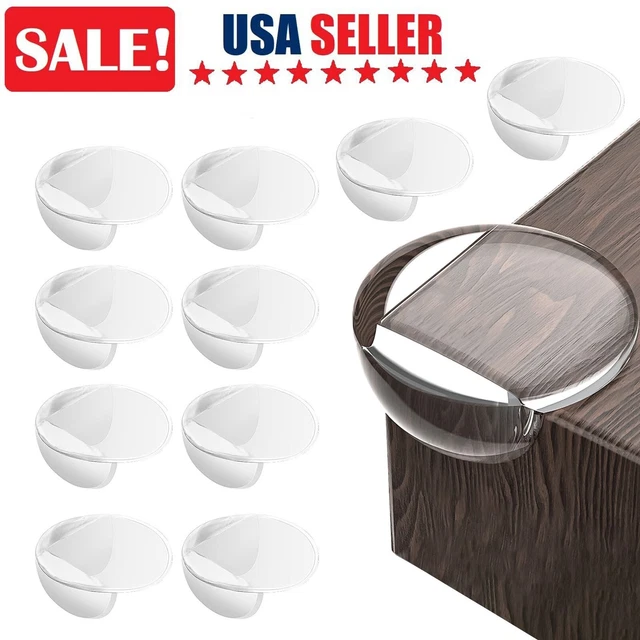 10 Pack Silicone Corner Edge Protector Cushions Table Cover Child Baby Safety