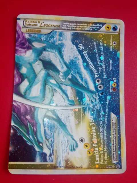 Pokemon Card Raikou & Suicune Leggenda Forze Scatenate Bottom Holo 93/95 Ita