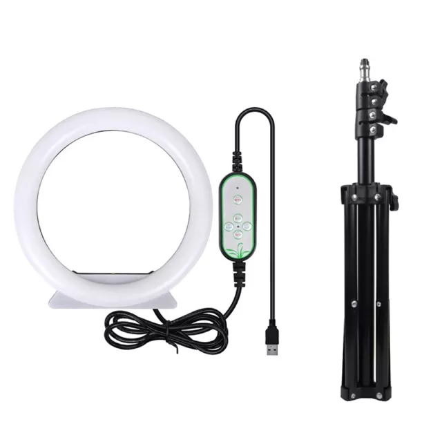 18Cm Anillo de Luz LED Selfie con Soporte de 110Cm L??Mparas de Anillo de Tr7489