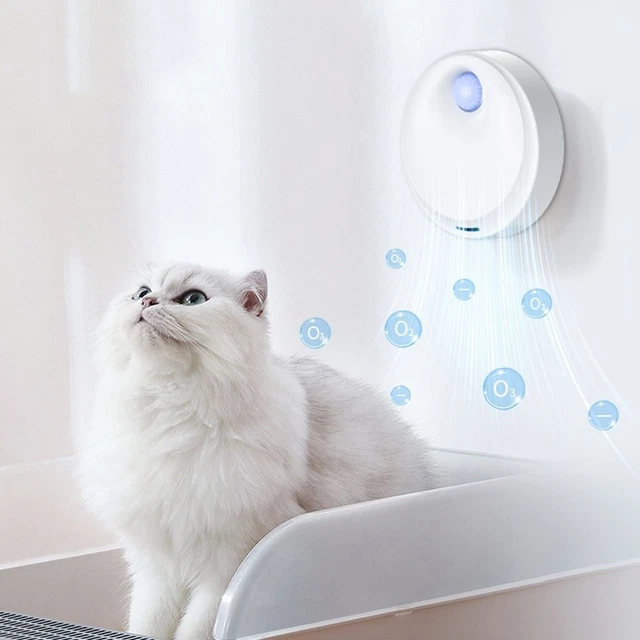 Desodorizador inteligente para mascotas 4000 mAh desodorante purificador de olor para gatos