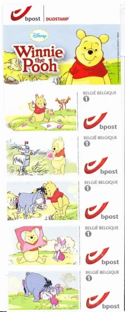 Carnet de timbres de Belgique neufs, carnet " Winnie the Poh