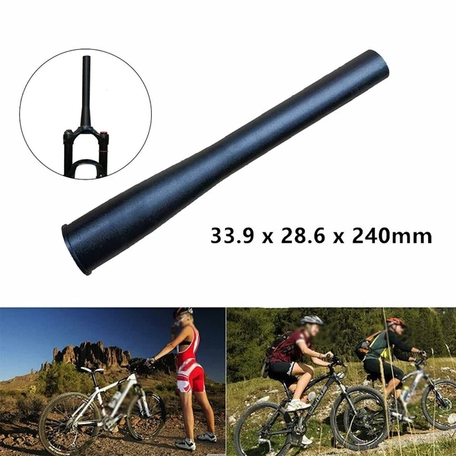 Tube D'extension De Fourche Avant Vélo - Alliage Aluminium, Diamètre 28,6 Mm, Longueur 247 Mm, Pour Route Et VTT - 3