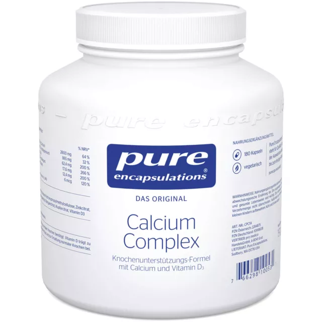 Pure Encapsulations Calcium Complex Kapseln, 180 St. Kapseln 10918638