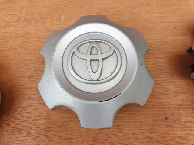 4pcs Toyota Wheel Center Caps in Gloss Silver/chrome Toyota Alloy Wheel