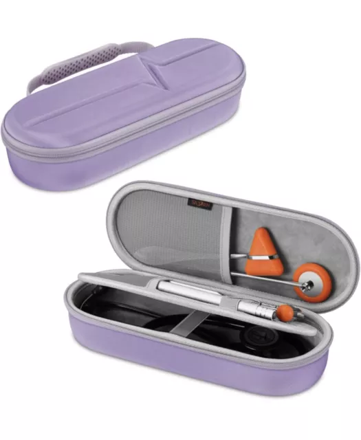 Medical Nurse  Storage Travel  Case fits 3M Littmann Stethoscope Purple