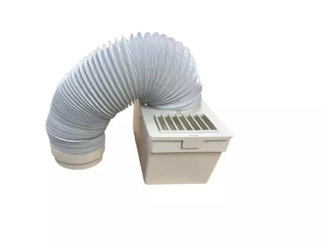 Universal Tumble Dryer Condenser Air Vent Kit White Indoor Box With 2m Hose