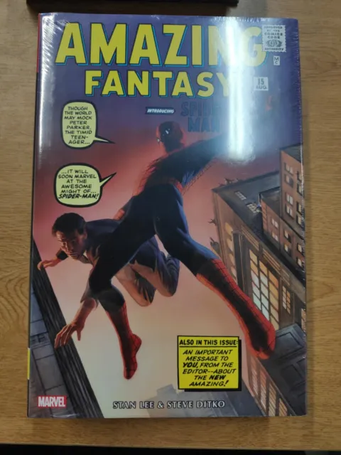 Amazing Spider-Man Omnibus Vol 1 Ross Cover 2022 New Marvel HC Hardcover Sealed