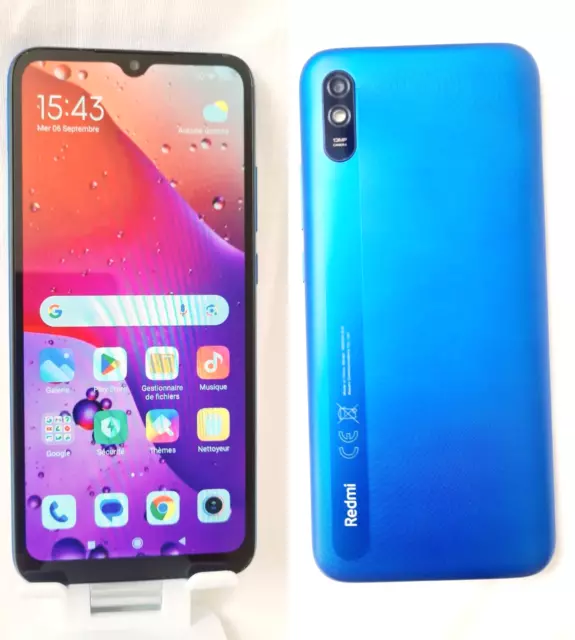 Smartphone Xiaomi Redmi 9A - 2Go/32Go Bleu  (Déverrouillé) (Double SIM)