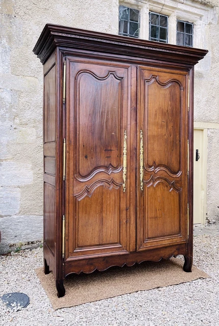 Large Format 18thC French Armoire in Chestnut 3