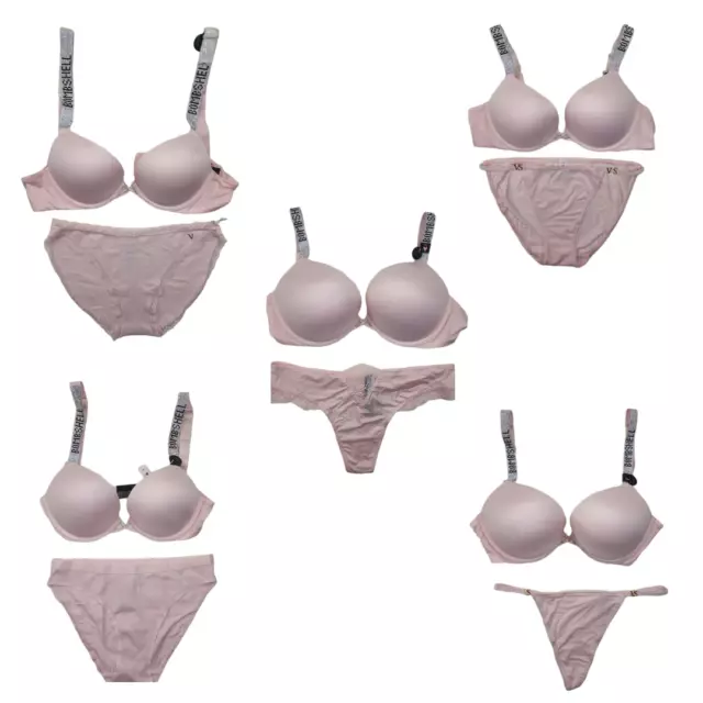 Victoria's Secret Bombshell Add-2-Cups Lace Shine Strap Push-Up