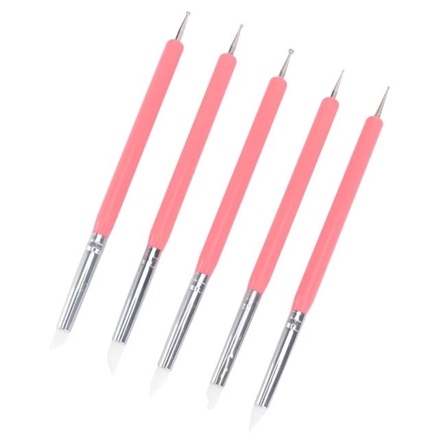 5 piezas de herramientas de moldes de pastel pincel de silicona