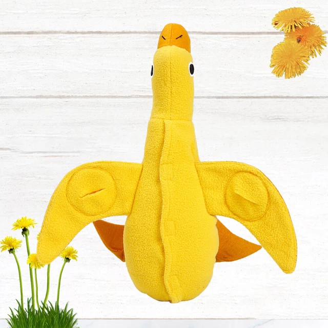 Giocattolo fiuto per cani animale domestico peluche animali domestici mordere anatra