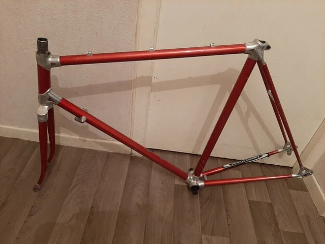 ALAN Super Record Frame / 54,5 cm / Silver / early 1980s / velowizard com ALAN Super Record Frame / 54,5 cm / Silver / early 1980s / velowizard com