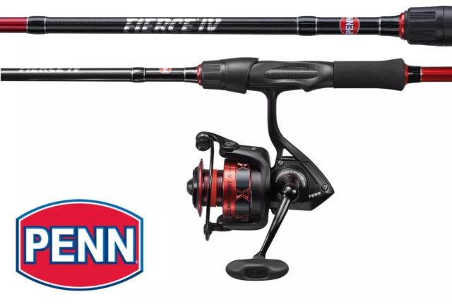 Penn Fierce IV Labrax Spinning Combo New 2023 Saltwater Rod + Reel Fishing