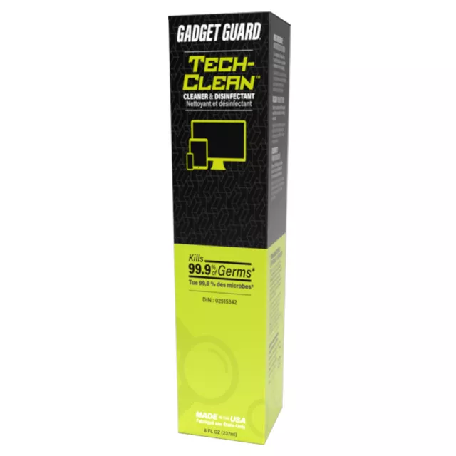 Gadget Guard Tech-Clean Screen Cleaner 8 oz - Kills Covid-19 Virus & EPA