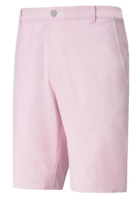 PUMA GOLF JACKPOT Premium Golf Shorts Size 34 Men s Baby Pink