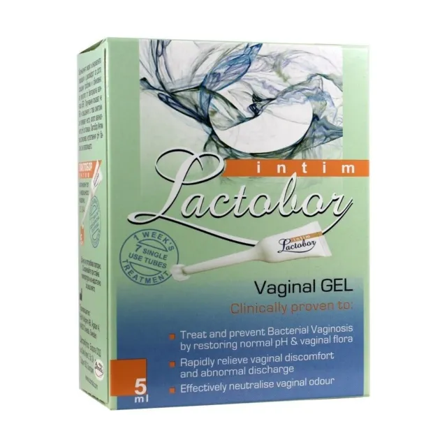 Gel vaginal íntimo Lactobor 7️⃣dosis x5 ml bacterias protectoras del ácido láctico