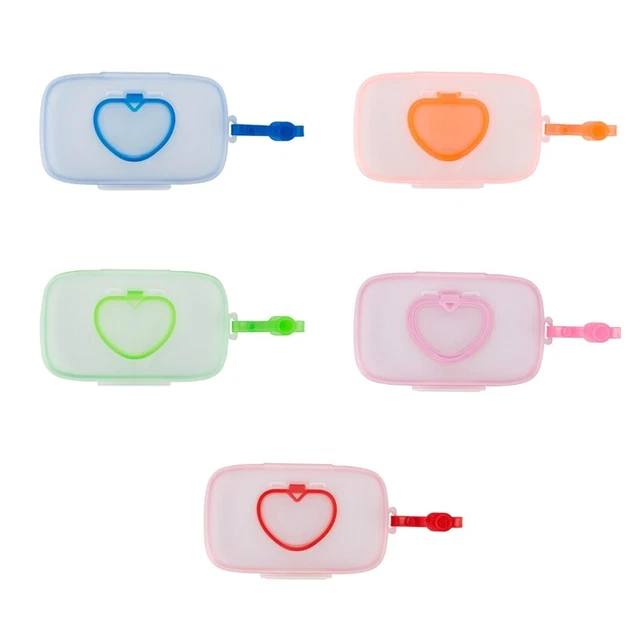 Baby Wipe Dispenser Portable Refillable Wet Tissue Box Container Reusable Travel 2