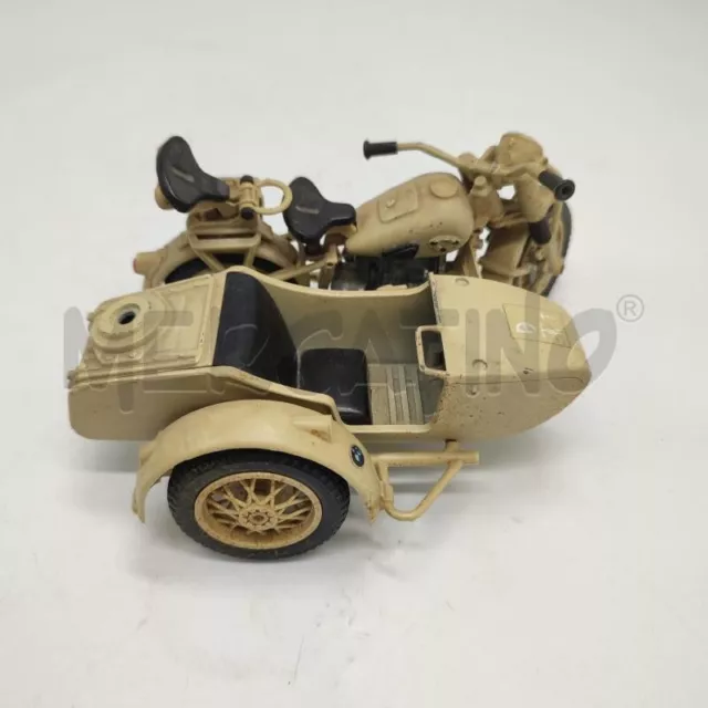 Moto Avec Side-Car Polistil BMW R75 MS110 Leger Model 1 15 IN Métal