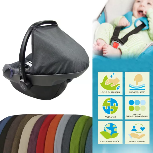 Bambiniwelt Canopée Pare-Soleil UV50+ pour Maxi Cosi Pebble Mélangé