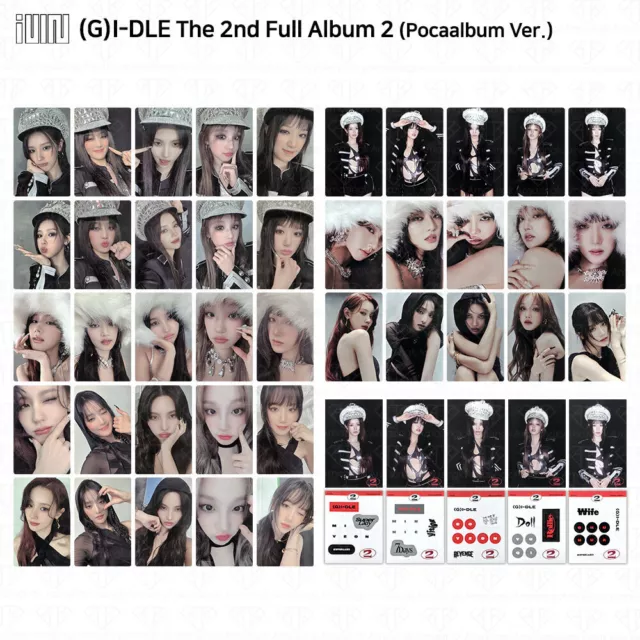 (G)I-DLE G-IDLE 2nd Full Album 2 Two Pocaalbum Ver Official Photocard QR Card