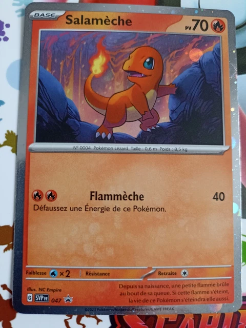 Carte Pokémon Salamèche Holographique – Promo 25ème Anniversaire McDonald's 2021 – Français – Non Gradée
