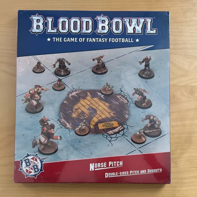 Blood Bowl - Norse Double Sided NORSE Pitch and Dugouts