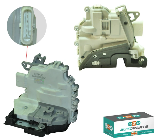 Serrure de Porte pour Audi A1 A4 A5 A6 A7 A8 8J1837016C Actionneur De Serrure De Porte Avant Droite À 6 Broches Verrouillage de Porte Mécanisme