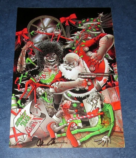 EVIL ERNIE the baddest battles #1 SPLATTERFEST PREMIUM ED signed BRIAN PULIDO