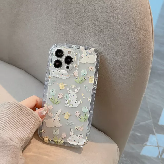Cartoon Rabbit Cute Bunny Phone case for Apple iPhone 11 12 13 14 15Pro Max 7/8