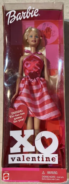2002 Vtg Barbie XO Valentine Mattel #55517 Barbie Doll NIB!!