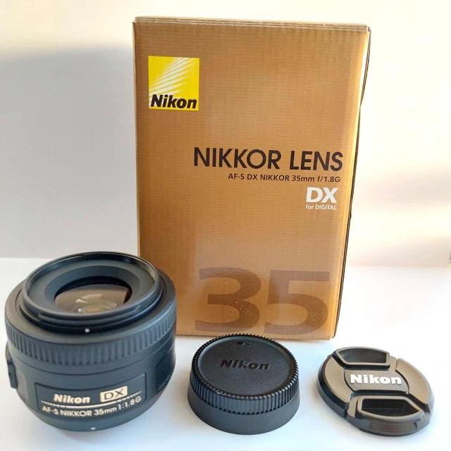 【Near MINT】 Nikon AF-S DX NIKKOR 35mm F1.8G Lens in BOX from Japan