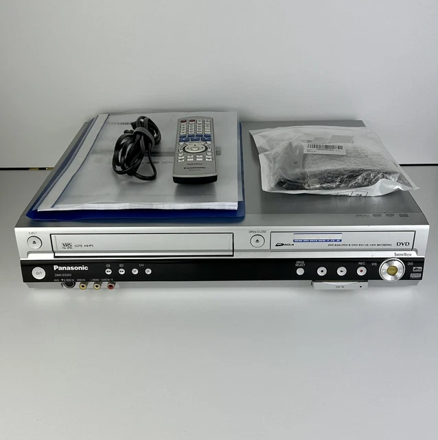 PANASONIC DMRES35V VHS DVD Recorder + FB + BA + HDMI Adapter EUR 299