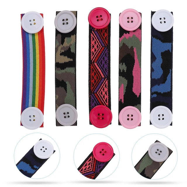 5 Pcs Face Cover Ear Strap Crochet Saver Elastic Mask Hook Extender