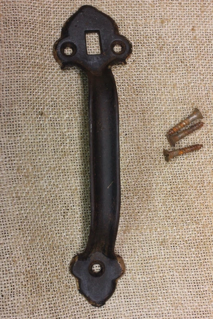 Old Thumb Latch Handle Barn Gate Screen Door 7 1/4” Pull Vintage Rustic Iron