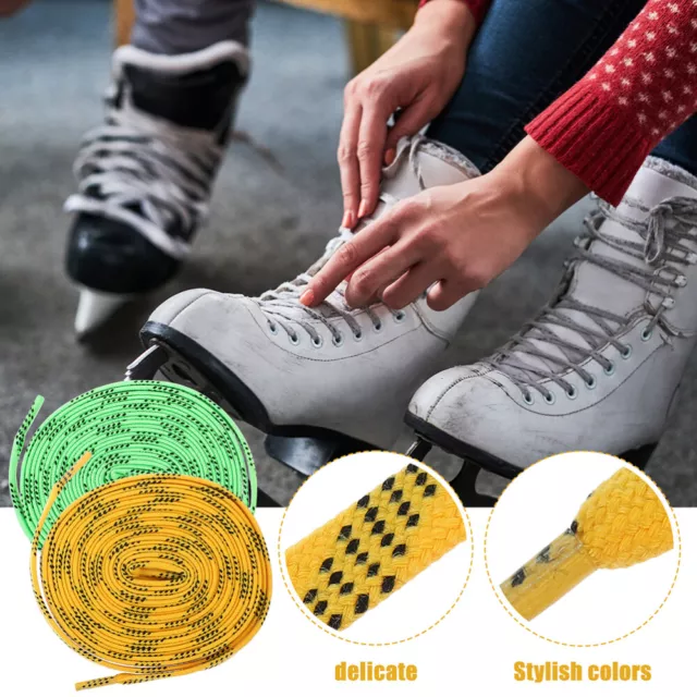 2 Pairs Skate Shoes Laces for Sneaker Dedicated Ski