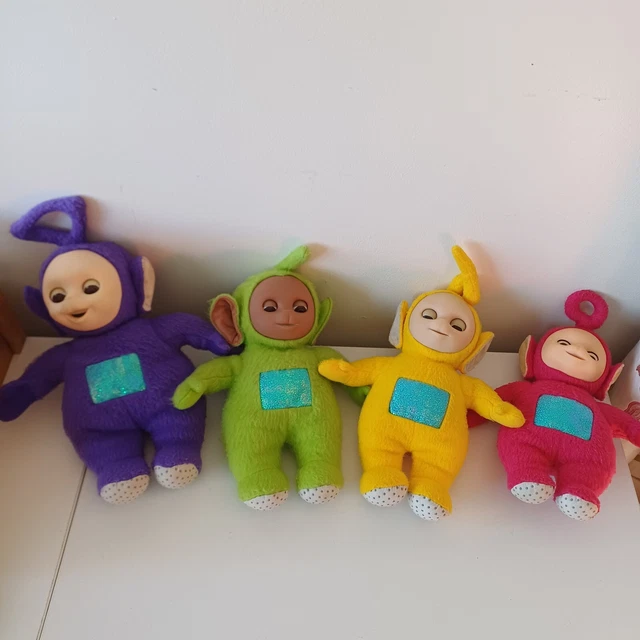 VINTAGE 1996 GOLDEN Bear Original Teletubbies Plush Sleeping Eyes ...