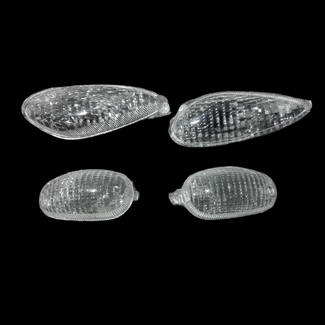 Kit 4 Freccie Trasparenti Per Gilera Typhoon E NRG - Con 4 Lampadine Arancione 12V 10W Omaggio - Foto 8