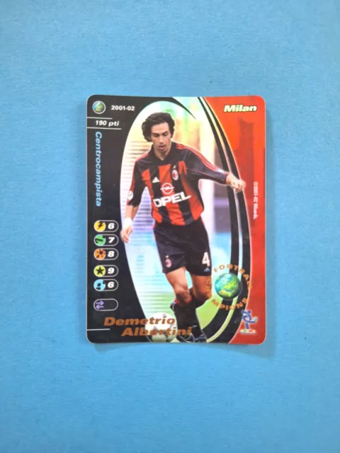 DEMETRIO ALBERTINI PROMO FOIL 2001-02 FOOTBALL CHAMPIONS WotC MILAN