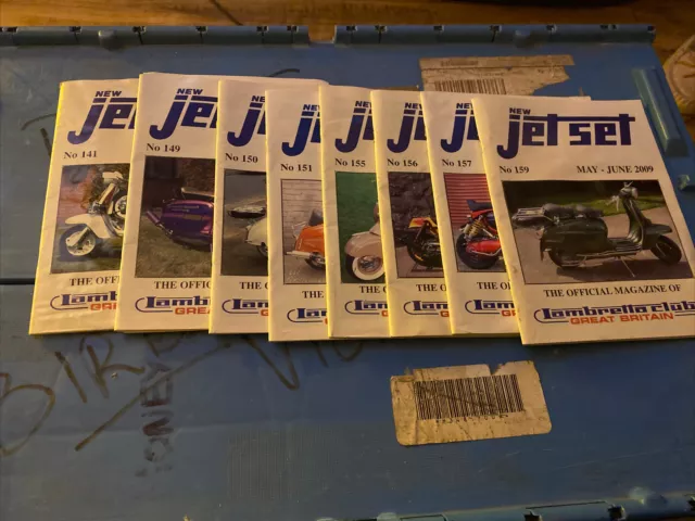 Jet Set Magazine Lambretta Great Britain Club 141  149 150 151 155 156 157 159